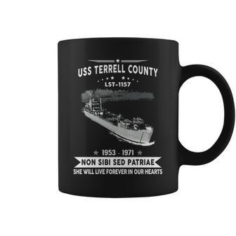 Uss Terrell County Lst Coffee Mug | Mazezy