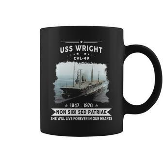 Uss Wright Cvl Coffee Mug | Mazezy