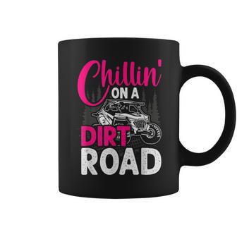 Utv Girls Chillin On Dirt Road Sxs Side By Side Coffee Mug - Monsterry AU