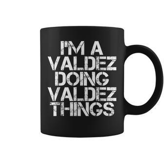 Valdez Surname Family Tree Birthday Reunion Idea Coffee Mug - Seseable