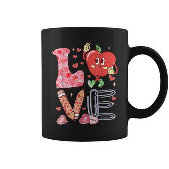 Valentine Day Love Teacher Candy Conversation Hearts Coffee Mug | Seseable CA