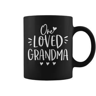 Valentine One Loved Grandma Family Valentine Day Coffee Mug - Monsterry