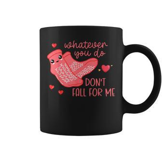 Valentine Whatever You Do Don't Fall For Me Rn Pct Cna Nurse Coffee Mug | Mazezy CA