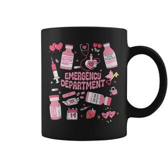 Valentines Day Emergency Department Er Ed Nurse Tech Costume Coffee Mug | Mazezy DE