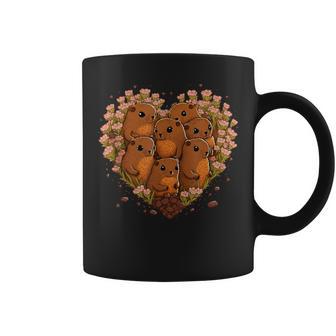 Valentine's Day Groundhog Heart Coffee Mug - Monsterry AU