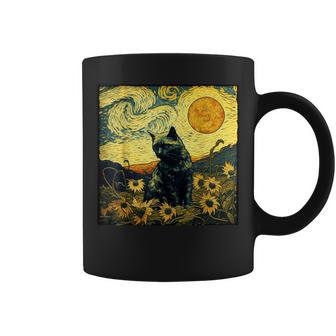 Van Gogh Cat Tassen - Seseable