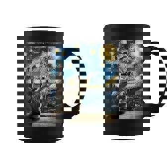 Van Gogh Starry Night Style Artistic Ragdoll Cat Coffee Mug - Thegiftio