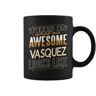 Vasquez Last Name Surname Matching Family Reunion Coffee Mug - Seseable