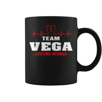 Vega Surname Family Last Name Team Vega Lifetime Member Coffee Mug - Seseable