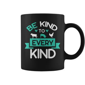 Vegan Animals Are Friends Animal Rights Equality Kind Coffee Mug - Monsterry