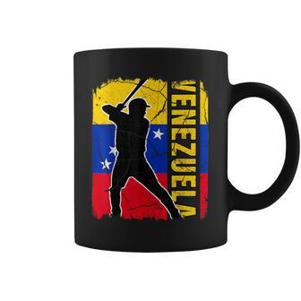 Venezuelan Baseball Player Venezuela Flag Baseball Fans Coffee Mug - Seseable