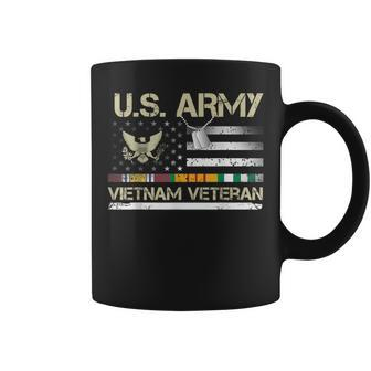 Veteran American Flag Us Army Vietnam Veteran Coffee Mug - Monsterry
