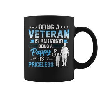Being A Veteran Is An Honor Being A Pappy Is Priceles Coffee Mug - Monsterry UK