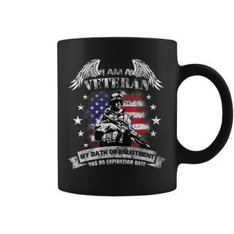 I Am A Veteran My Oath Of Has No Expiration Date Flag Coffee Mug - Monsterry UK