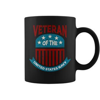 Veteran Us Navy Patriotic Memorial Day Short Sleeve Graphic Coffee Mug - Monsterry CA
