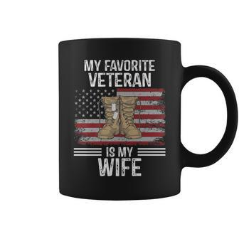 Veterans Day My Favorite Veteran Is My Wife Coffee Mug - Monsterry CA