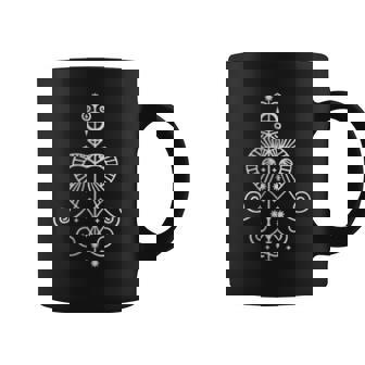 Veve Erzulie Déesse Vaudou De L'amour Sorcellerie Magie Avec Col En V Tasse - Cadeauxyz