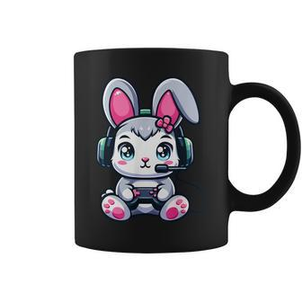 Video Game Easter Bunny Cute Gamer Girl Coffee Mug | Mazezy AU