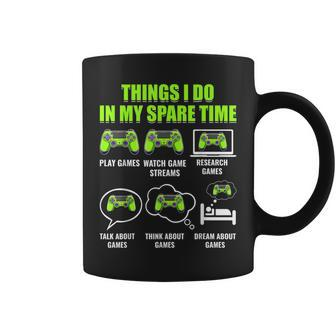 Video Game Gaming Player Things I Do In My Spare Time Coffee Mug - Seseable
