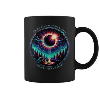 View Totality April 8 2024 Astronomy Camping Solar Eclipse Coffee Mug | Mazezy