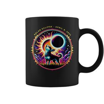 View Totality April 8 2024 Astronomy Chihuahua Solar Eclipse Coffee Mug - Seseable
