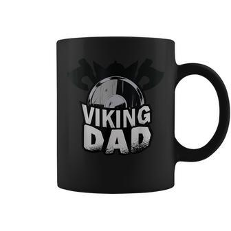 Viking Dad Fathers Day History Buff Graphic Coffee Mug - Monsterry