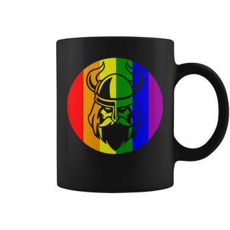 Viking Lgbtq Gay Lesbian Pride Scandinavia Coffee Mug - Monsterry UK