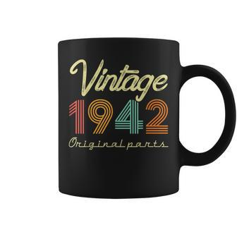 Vintage 1942 Original Parts 80 Years Old 80Th Birthday Coffee Mug - Monsterry