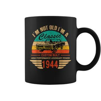 Vintage 1944 Classic Car Apparel For Legends Born In 1944 Coffee Mug - Monsterry