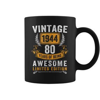 Vintage 1944 Made In 1944 80 Years Old 80Th Birthday Coffee Mug - Seseable