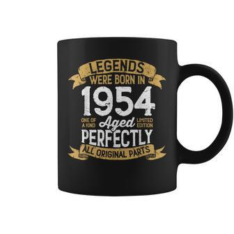Vintage 1954 Birthday Legends Were Born In 1954 Coffee Mug - Monsterry UK