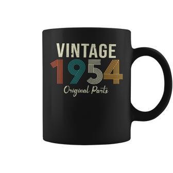 Vintage 1954 Original Parts Retro 70Th Birthday Coffee Mug - Monsterry DE