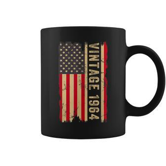 Vintage 1964 60Th Birthday 60 Years Old American Flag Coffee Mug - Thegiftio UK