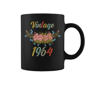 Vintage 1964 Floral 58Th Birthday Coffee Mug - Monsterry CA
