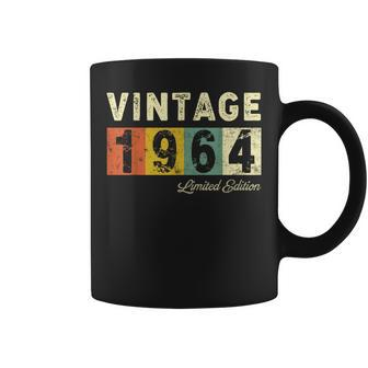 Vintage 1964 Retro Classic Style 60Th Birthday Born In 1964 Coffee Mug - Monsterry