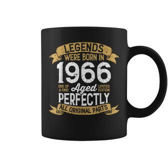 Vintage 1966 Birthday Legends Were Born In 1966 Coffee Mug - Monsterry