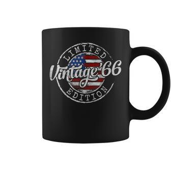 Vintage 1966 Flag Stamp 58Th Birthday 58 Year Old Coffee Mug - Monsterry AU