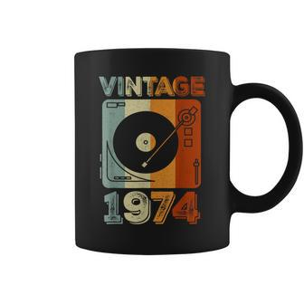 Vintage 1974 50 Years Old Boys Vinyl Record Player Retro Coffee Mug - Thegiftio UK