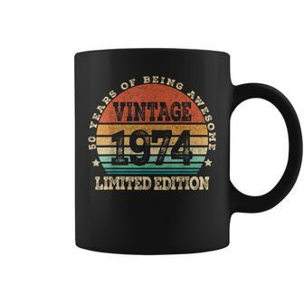 Vintage 1974 Limited Edition 50 Year Old 50Th Birthday Coffee Mug - Seseable