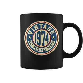Vintage 1974 All Original Parts Retro 50Th Birthday Coffee Mug - Thegiftio UK