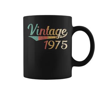 Vintage 1975 Regalo Cumpleaños Hombre Nacido En 1975 Taza de café - Regaloses
