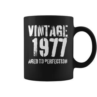 Vintage 1977 Birthday Retro Style Coffee Mug - Monsterry DE