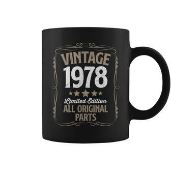 Vintage 1978 Original Parts Birthday Born In 1978 Coffee Mug - Thegiftio UK
