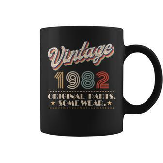 Vintage 1982 Original Parts Year Of Birth Birthday Coffee Mug - Thegiftio UK