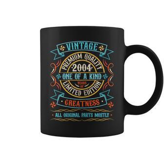 Vintage 2004 T For Retro 2004 Birthday Coffee Mug - Monsterry AU