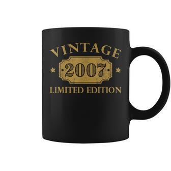 Vintage 2007 17 Year Old 17Th Birthday For Girls Boys Coffee Mug - Seseable