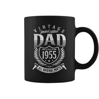 Vintage 65Th Birthday Dad Since 1955 Dad Coffee Mug | Crazezy