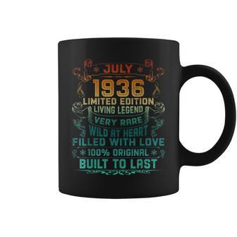 Vintage 86 Years Old July 1936 86Th Birthday Coffee Mug - Monsterry DE