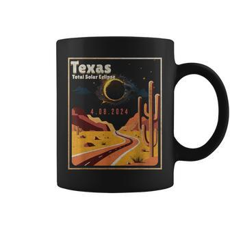 Vintage America Totality Texas Total Solar Eclipse 40824 Coffee Mug | Mazezy