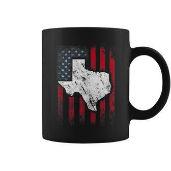 Vintage American Us Flag Texas Austin Coffee Mug - Monsterry AU